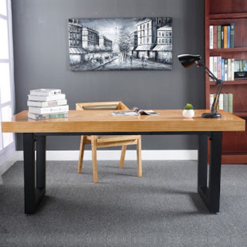 meja kerja 120 cm/meja kantor top table multiplek hpl/meja tulis/meja komputer