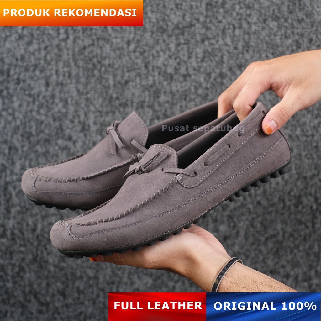 Sepatu Casual Slip On Pria Original Kekinian Model Slop Kerja Santai