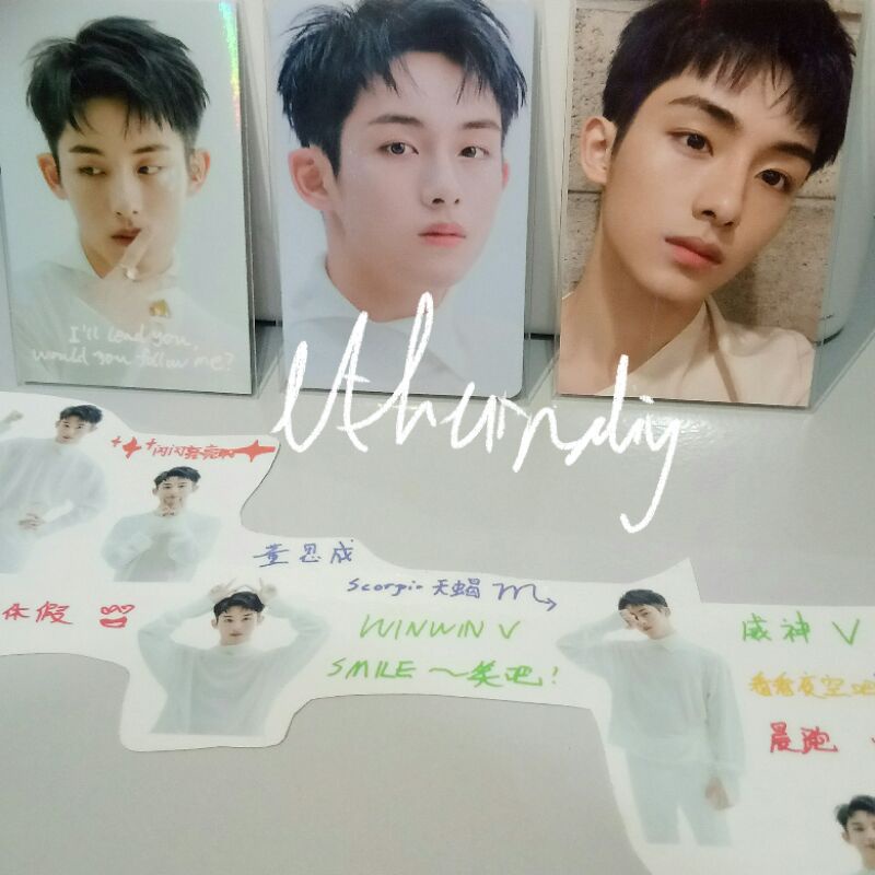 pc photocard set winwin sg21 season greetings 2021 wayv (BOOKED)