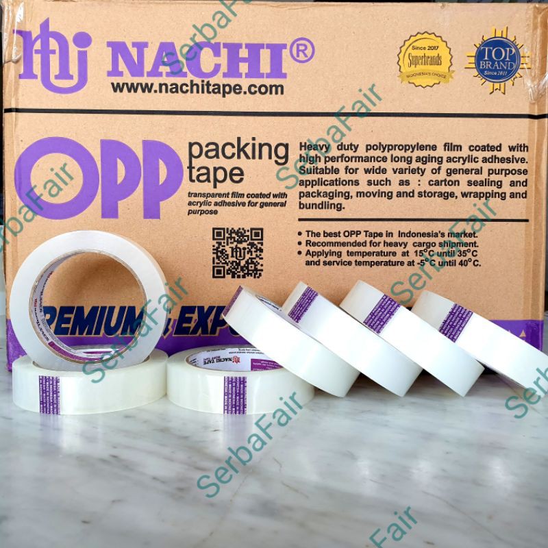 

Lakban Solasi Selotip Nachi 24mm 1Inch 100 Yard Kualitas Terbaik ORI Core Ungu