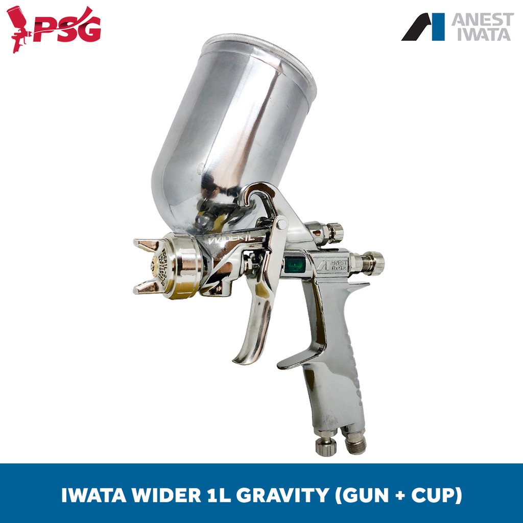 IWATA WIDER 1L GRAVITY (GUN+CUP)