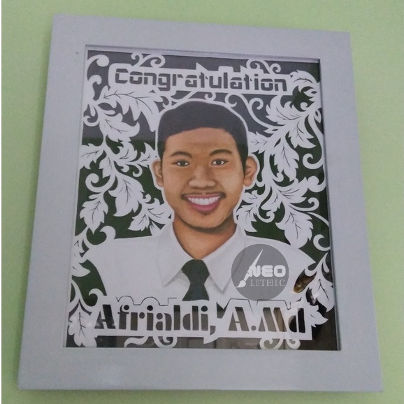

Kado Unik Gambar Wajah dan Cutteristic (20x30cm)