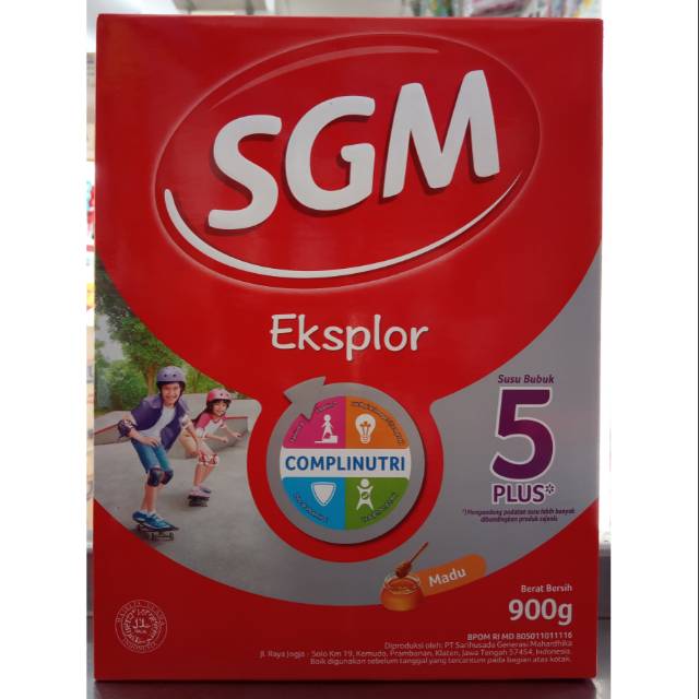 

SGM EKSPLOR 5+ MADU 900GR