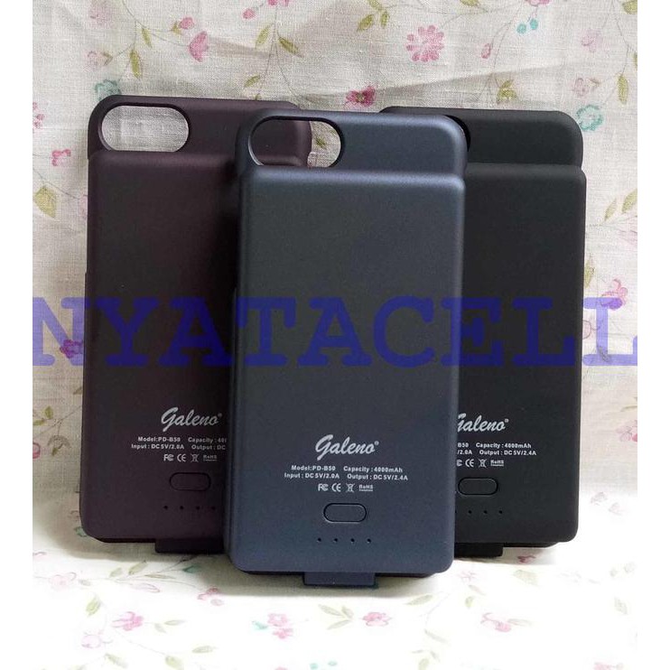 Baru Powercase Galeno Iphone 7 4.7 /Cover/Power Bank/Original/Fast Charge Ready Stock