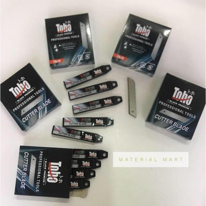 

Gilaa!!! Isi Ulang Cutter Japan Toho Black Premium Blade / Refill Pisau Cuter Bagus