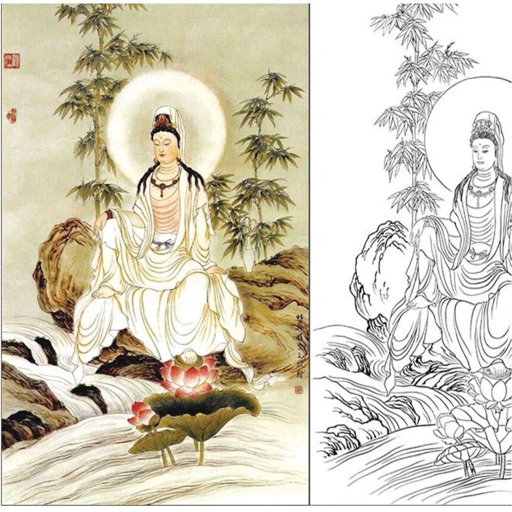

CHINESE CALLIGRAPHY | Kertas Gambar Mewarnai Chinese Painting (50x78)