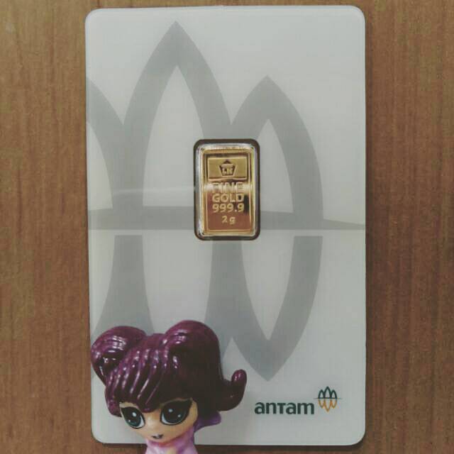 Logam Mulia Emas Antam 2 Gram 2019 | Emas Batang 2 Gr