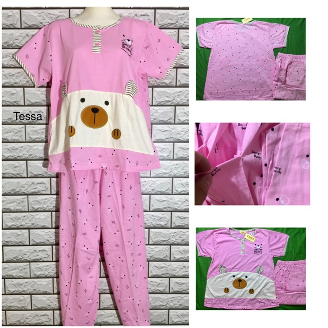 BAJU TIDUR CP JUMBO TESSA - PIYAMA CP JUMBO TESSA