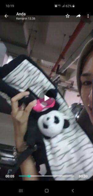Tempat Tissue / Tas Gantung Panda Zebra