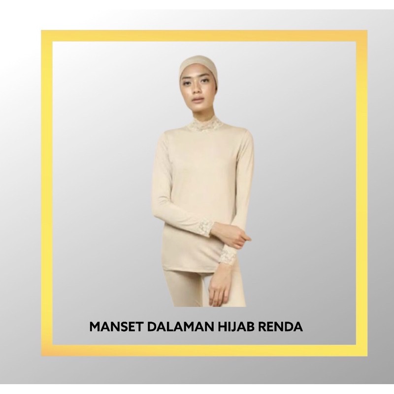 MANSET HIJAB / MANSET DALAMAN HIJAB / MANSET RENDA / HIJAB WANITA