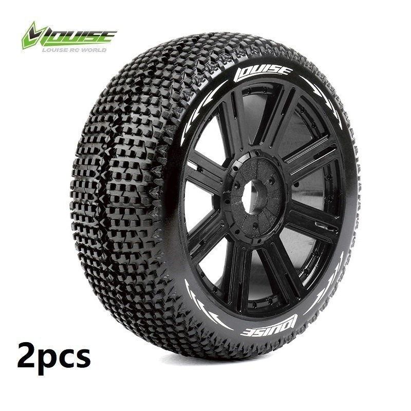 Louise B-TURBO 1/8 Buggy Tires Ban Rc Abisma Arrma Carson Hobao Losi Mugen Sworkz Team corally Xray 