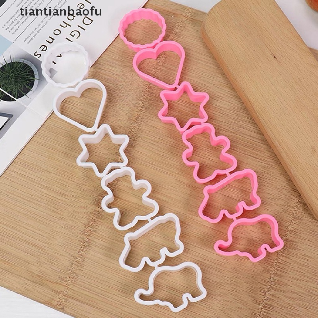 6 Pcs Cetakan Biskuit / Cookies Bentuk Kartun Hewan Handmade DIY