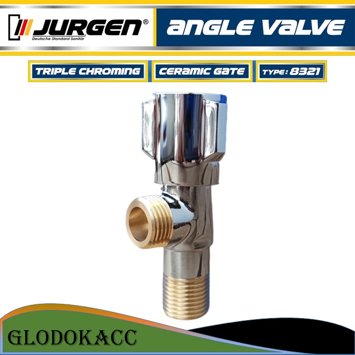 Stop Kran WC Single Valve 1/2 Inch Keran Jet Shower (Kuningan) Jurgen