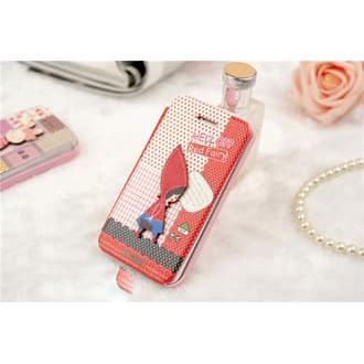 Iphone 5/5S Pastoral Style Leather / Casing Handphone