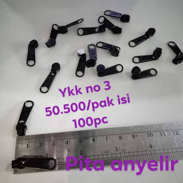 Kepala resleting no3 ykk