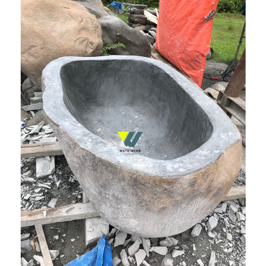 Bathup riverstone batu kali bak mandi batu kali natural
