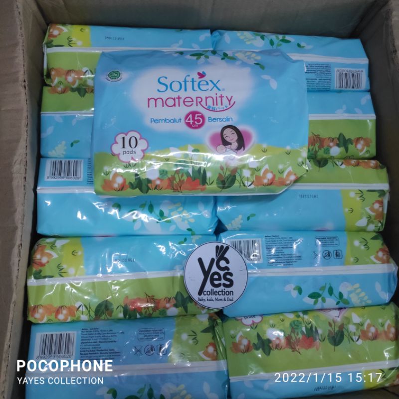 Pembalut bersalin 45 cm 10 pads softex maternity perlengkapan ibu melahirkan nifas ekonomis