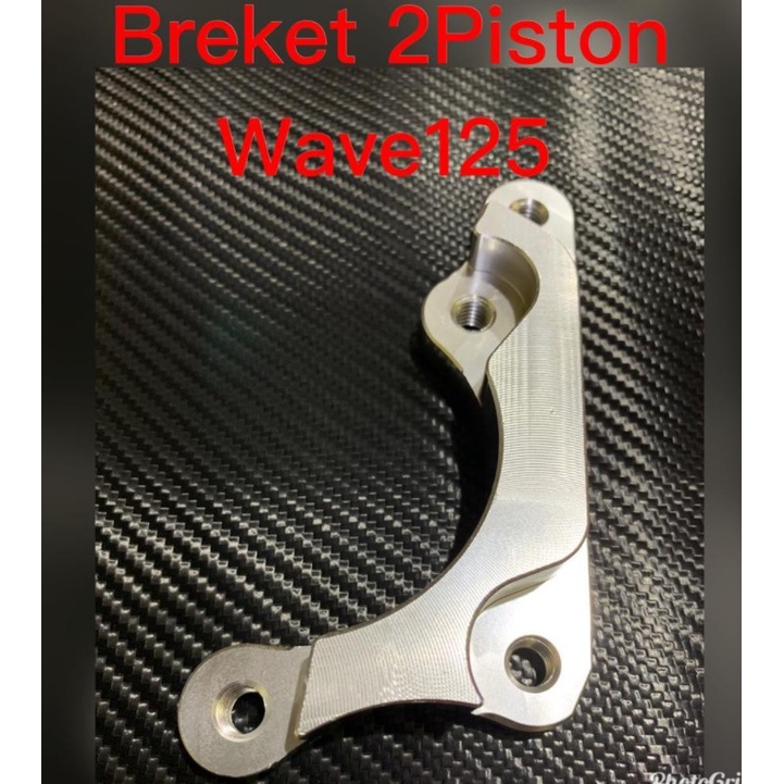 Breket Kaliper 2p Piston  KTC blembo nssn Disc Braket Adapter Mio Beat Nouvo Wave Ninja150 R15 NMax PCX Aerox Vario125