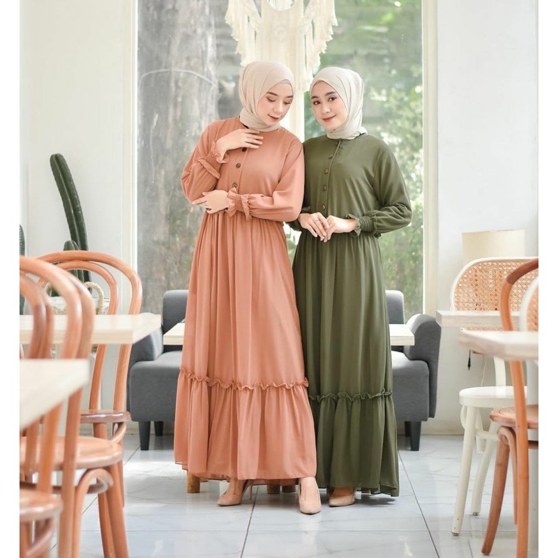 VS - GAMIS CHIKA REMPEL DAILY BUSUI DRESS MUSLIM PREMIUM