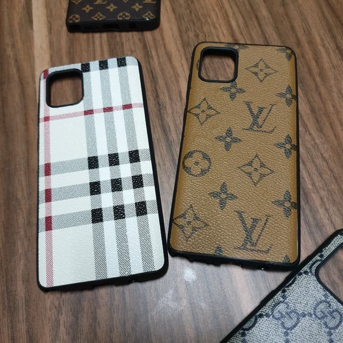 Oppo A5s A7 F9 A12 Luxury LV-LV Guci PU Leather Back Cover Case