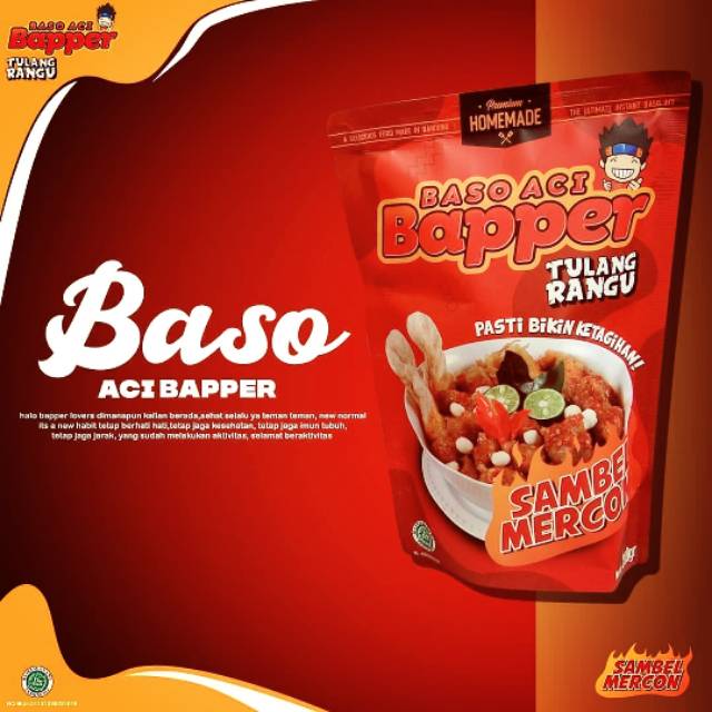 

Baso aci bapper tulang rangu sambel mercon
