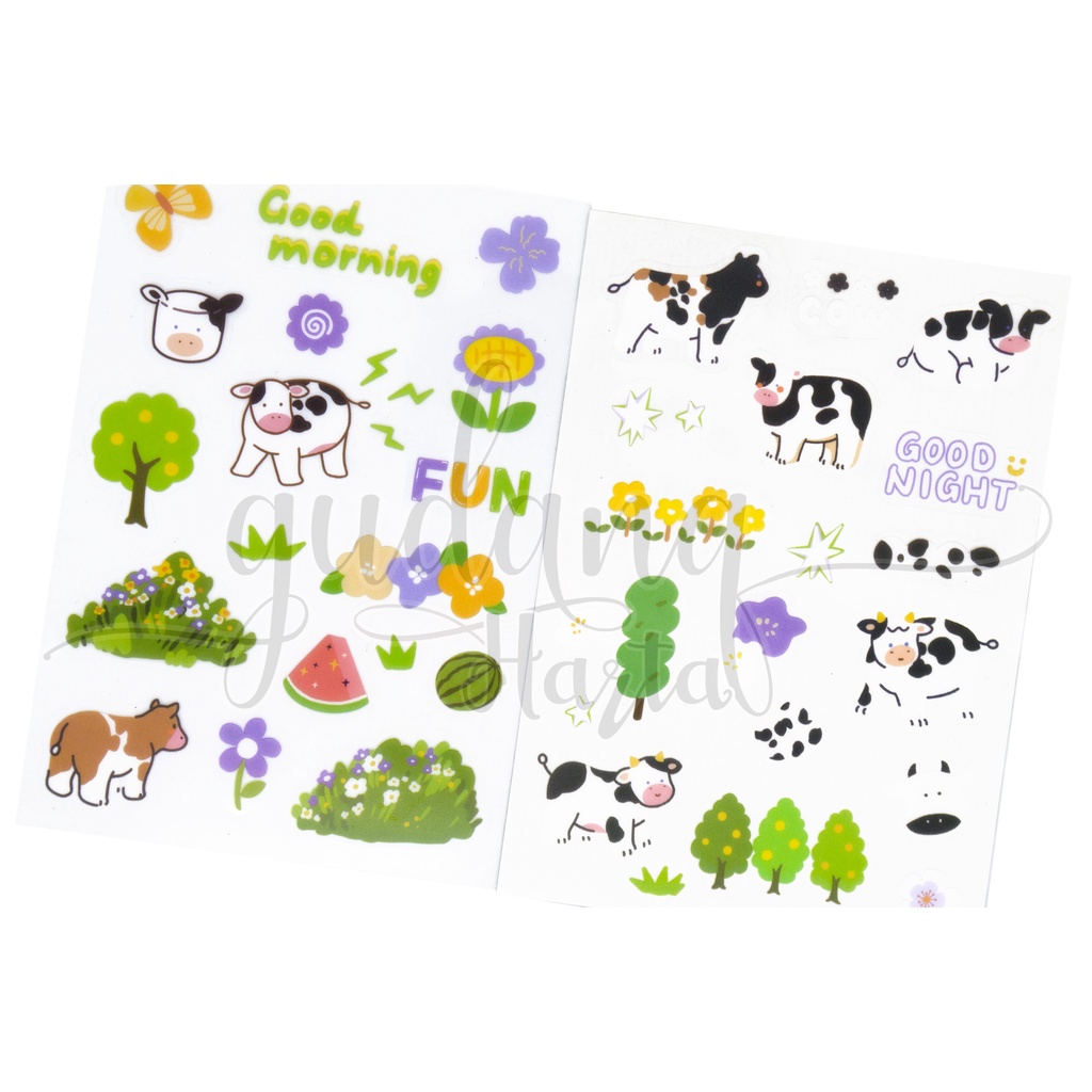 Stiker Pet Hello Sticker Motif Bear Friend Fun Peace DIY GH 303061