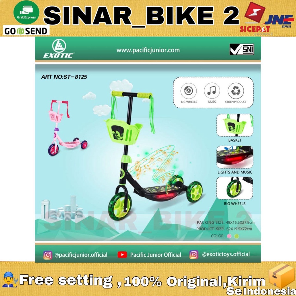Sekuter Anak Exotic ST-8125 Otoped