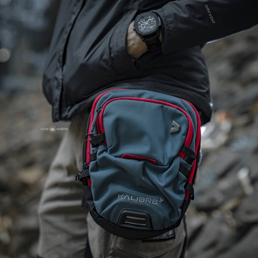 Kalibre Thigh Bag Graphite 08 Original Tas Paha