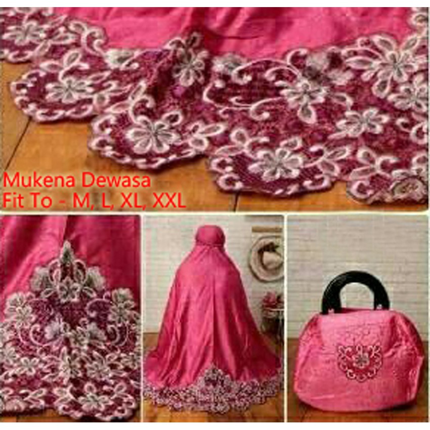 Slash Fashion Mukena Savira - Pink - Best Seller