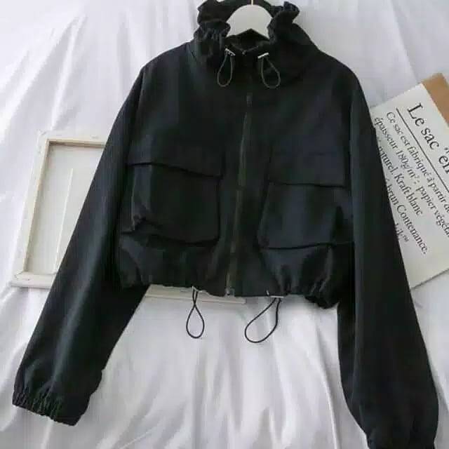 Big Promo Sury Jaket Crop Wanita Trendy - Jaket Wanita - Jaket Crope Wanita Fashion Terlaris Spesial