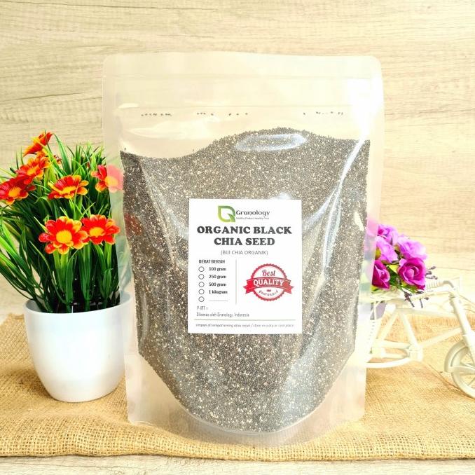 

READY STOCK Organic Chia Seed Peru kualitas terbaik (1 kilogram) by Granology AP082