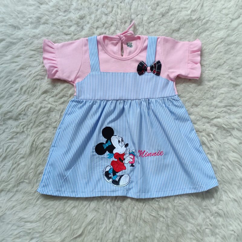 baju bayi mickey dress