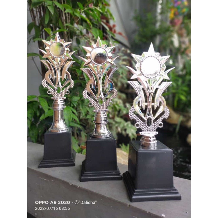 Piala Set Silver Juara 123 Piala Matahari Silver Reser Slim Piala Bintang Kelas Piala Juara Kelas Pi