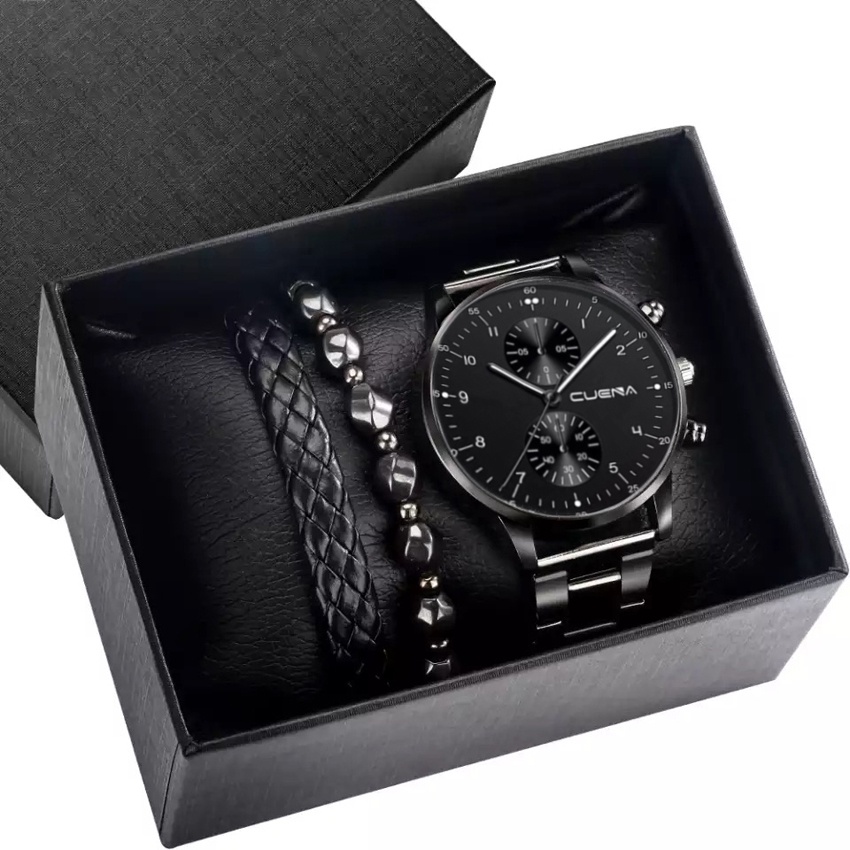 tg68u En Ligne - Jam Tangan Kasual Pria EL5580- Jam Tangan Pria Stainless - Jam Tangan Chrono - Jam 