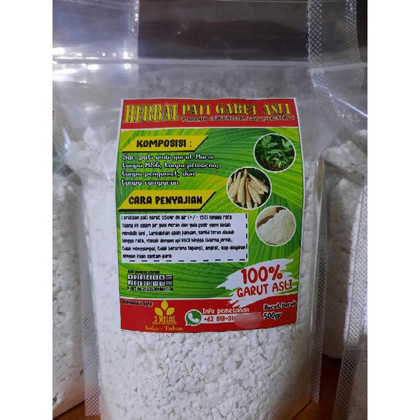 

Pati Garut / Tepung Garut / Tepung Pati Garut / Asam Lambung / Tepung Diet