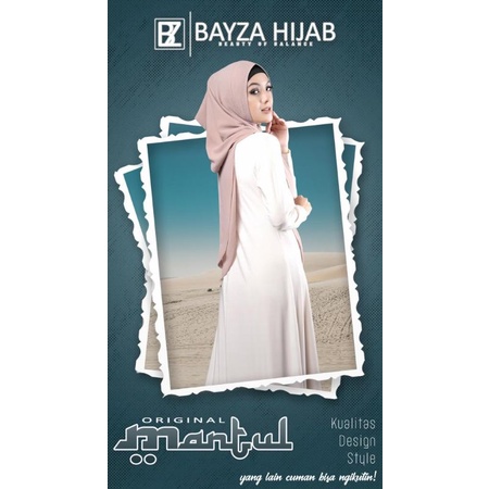 Jilbab Hoodie Mantul Reborn original Bayza Hijab