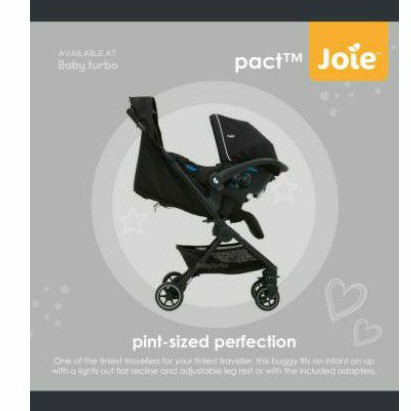 stroller joie pact travel system lengkap carseat