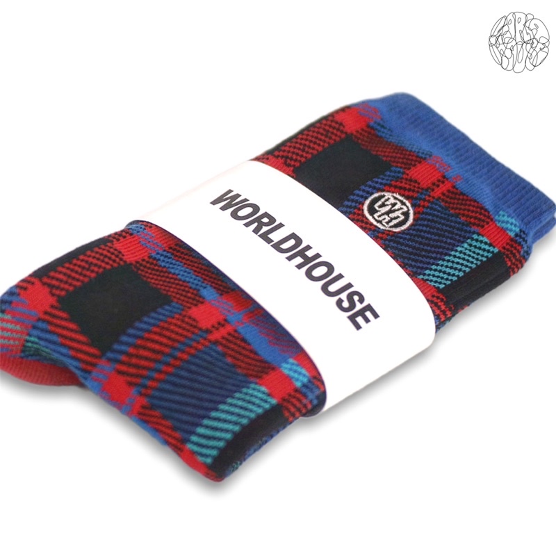 worldhouse kaos kaki socks - agua for dr martens