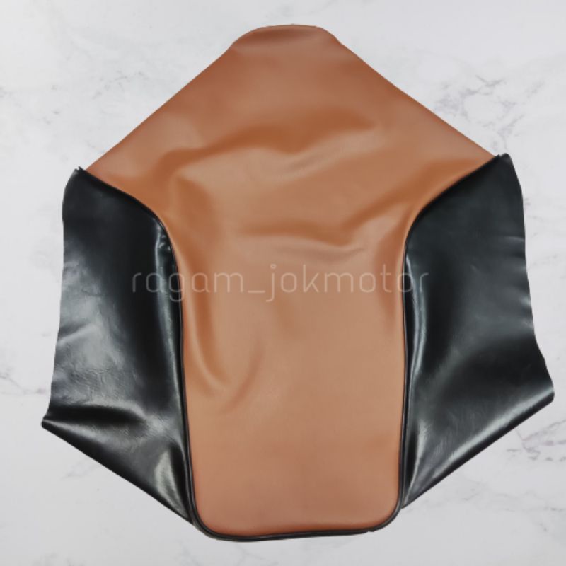 sarung kulit jok motor yamaha rx king se original jahit bahan tebal