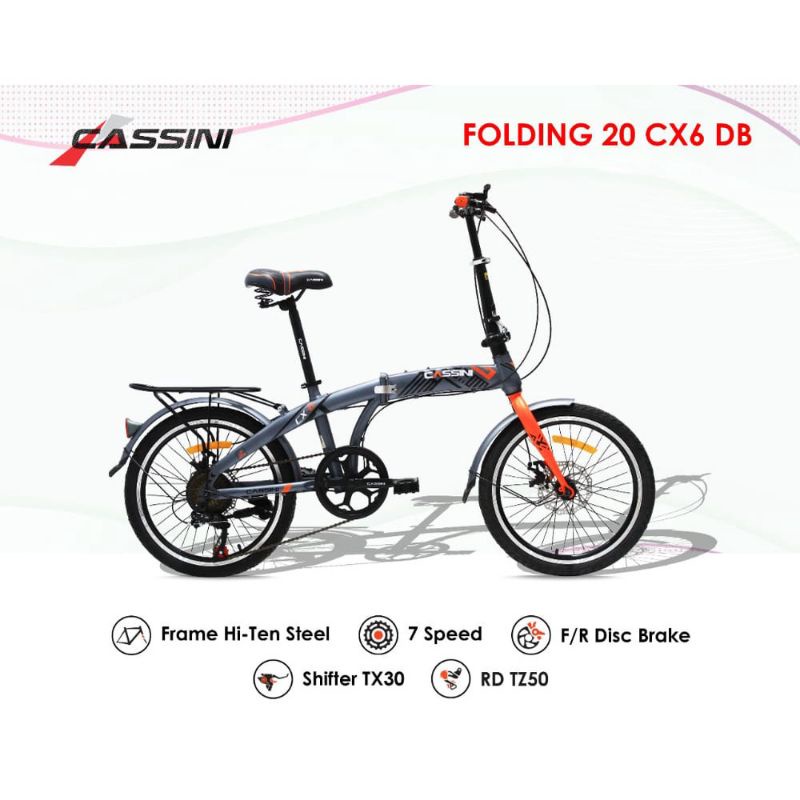 SEPEDA CASSINI LIPAT 20 INCH CX-6 DB