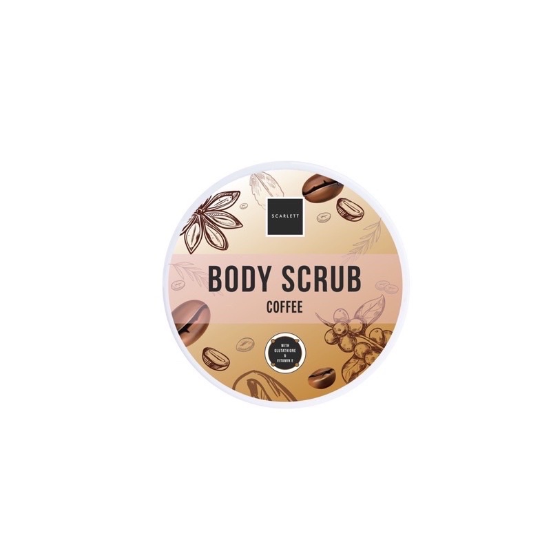 Scarlett Coffe Series Lulur / Shower Scrub