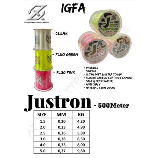 SENAR AXZ JUSTRON CLEAR 0.26