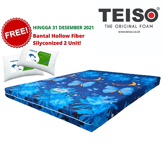 Kasur Busa TEISO (EMERALD) Anti Kempes Berkualitas Bergaransi Tebal 14cm GARANSI