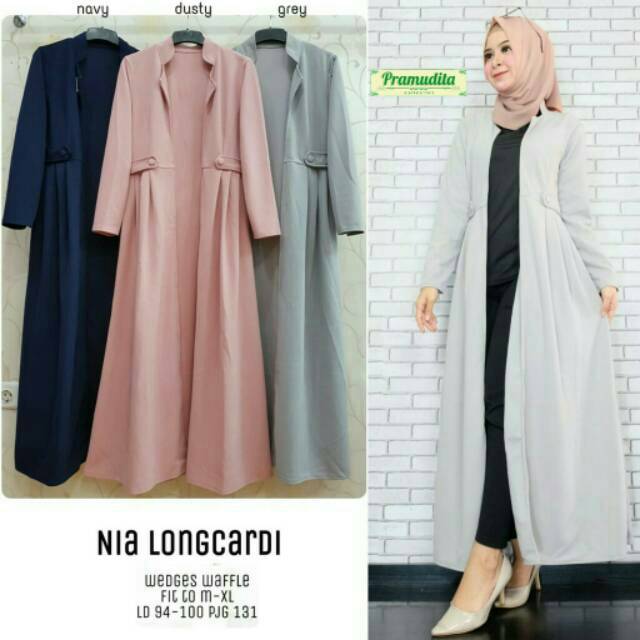 premium long outer TERKECE BADAIII !!! TERMURAH PARAAH!! long tunik cardigan