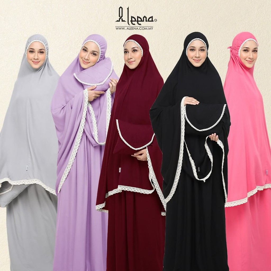 Mukena Rayon Loveleena jumbo Dewasa adem Travelling sharla Lovelena