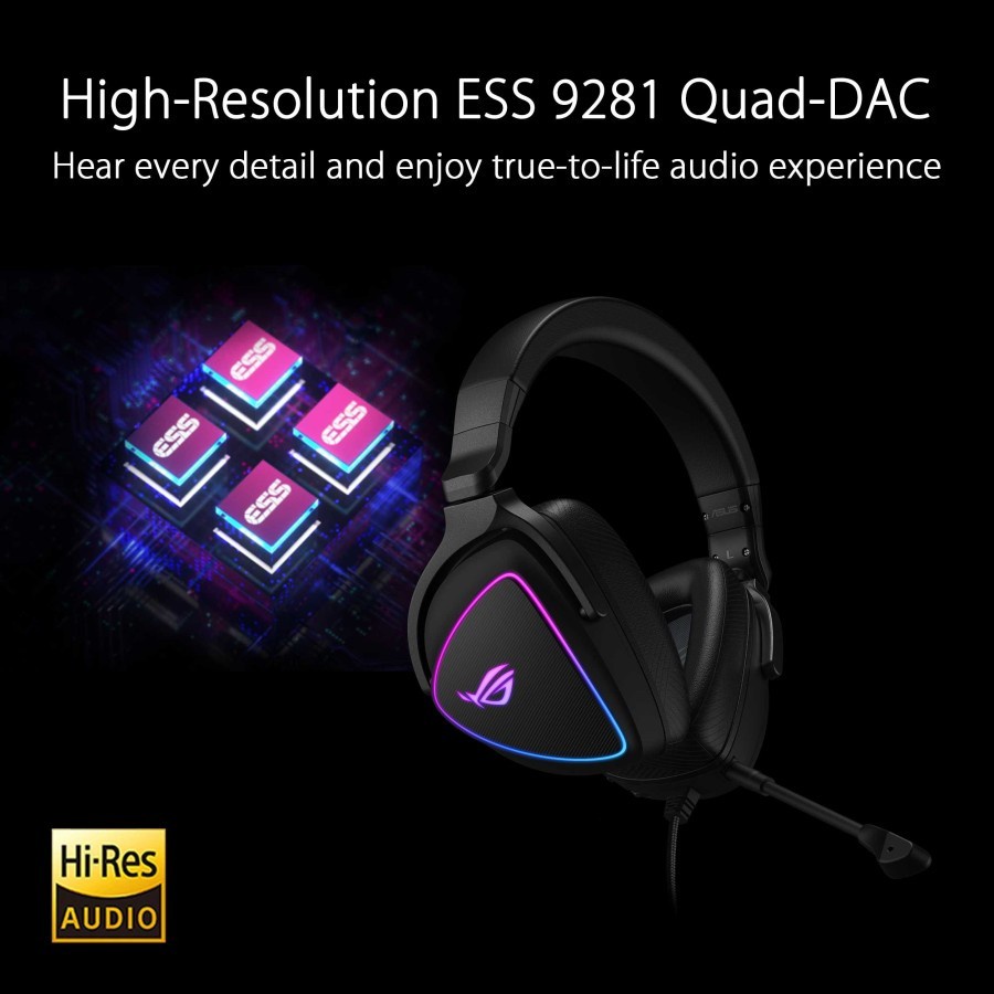 Asus ROG Delta S with AI Mic RGB Lightweight Gaming Headset