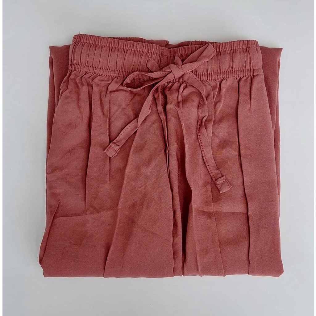 Uniqlo Drape Wide Pants - Kulot Panjang Wanita-MILO