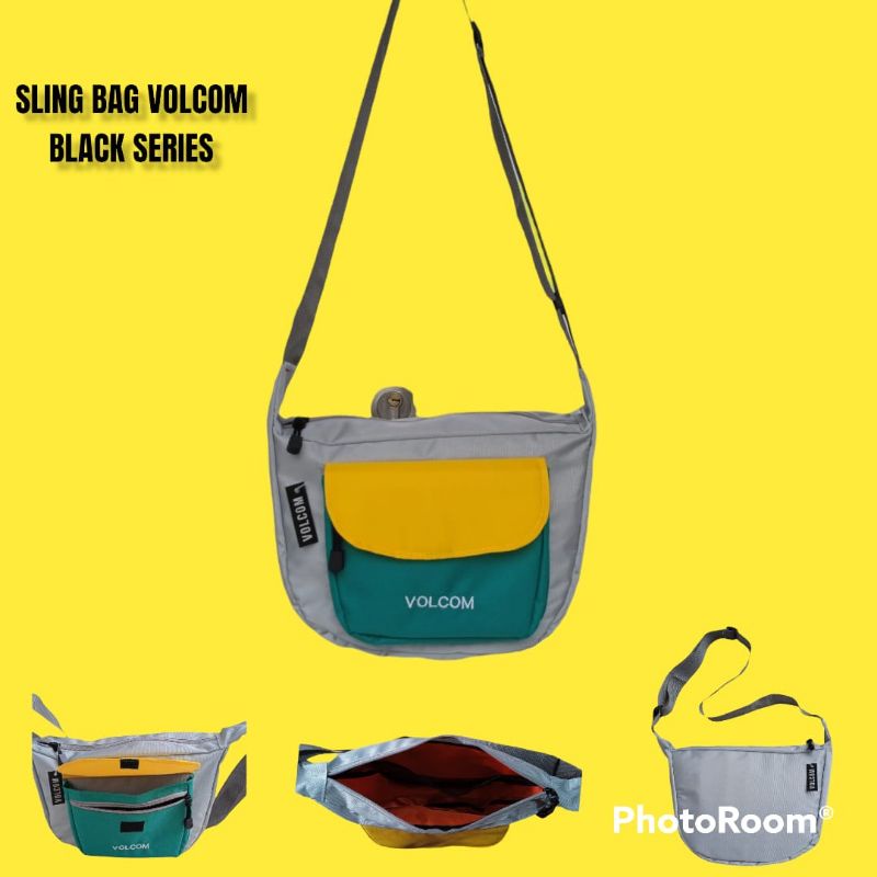 TAS VOLCOM TAS SELEMPANG VOLCOM SLING BAG VOLCOM FUKU SLINGBAG VOLCOM BORDIR