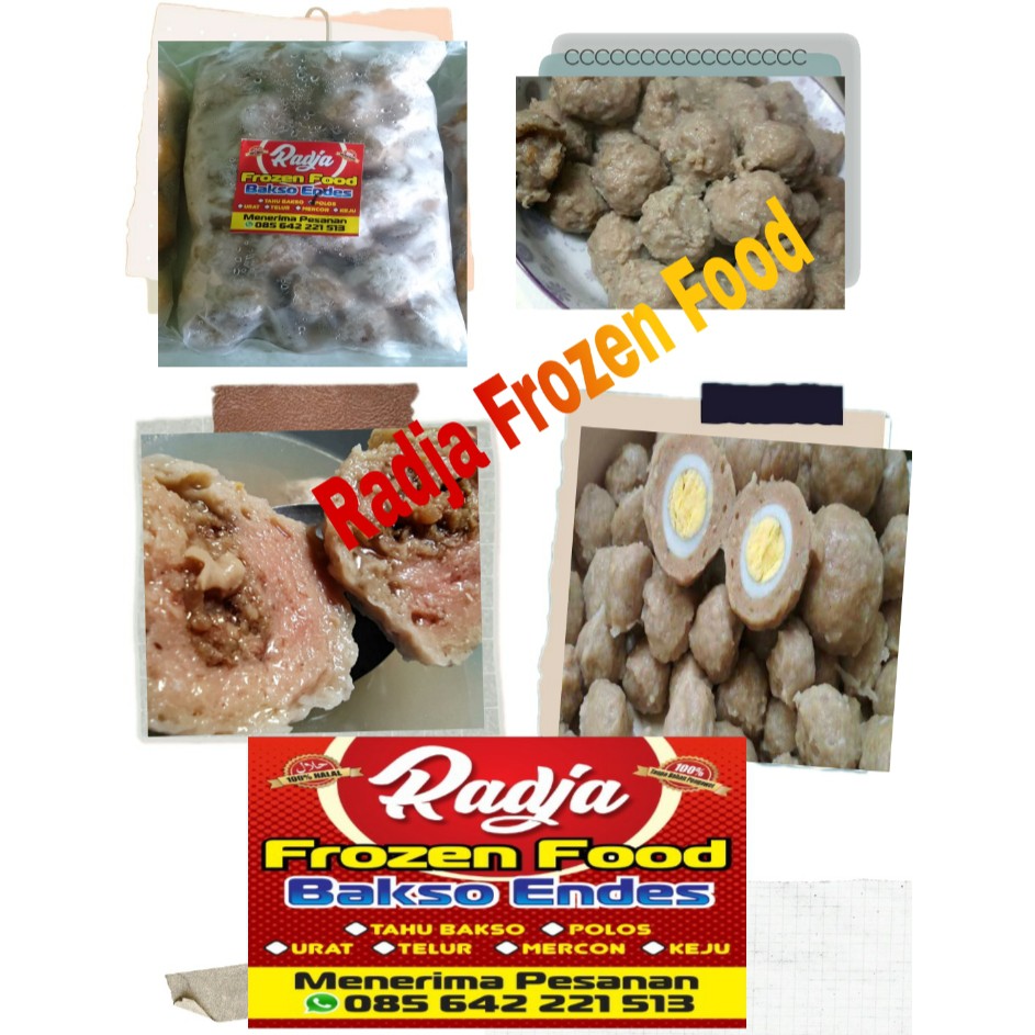 

Bakso isi telur puyuh / Bakso daging / Bakso Endes / Frozen Food