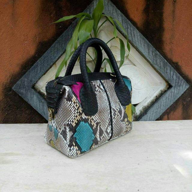 Tas Kulit Ular Natalie 33cm